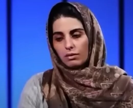 چهره بی رمق و سیاهی زیر چشم خانم رشنو در اعترافات اجباری تلویزیون